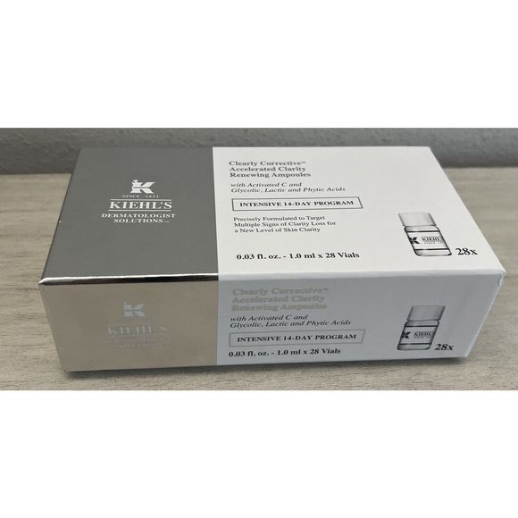Kiehl's Clearly Corrective Accelerated Clarity Renewing Ampoules 14 Day Program - Picture 2 of 6
